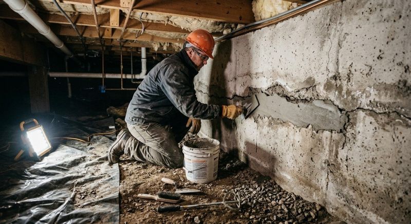 Basement Crack Repair in Ogden, UT