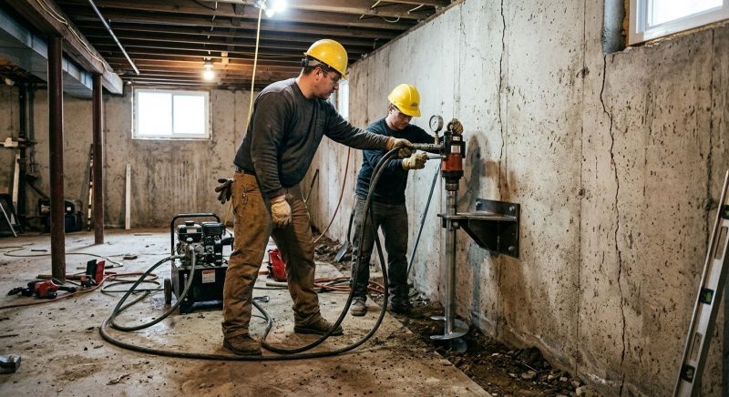 Basement Stabilization in Ogden, UT