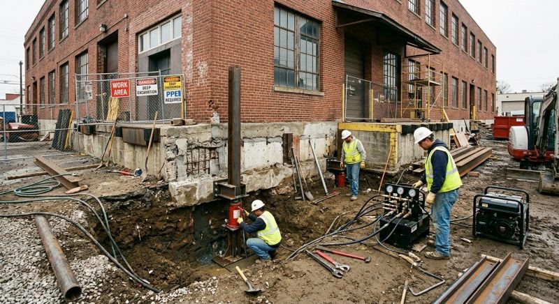 Building Foundation Repair in Hooper, UT