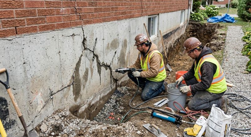 Cracked Foundation Repair in Brigham City, UT