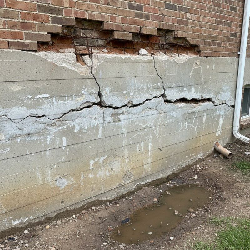 Cracked Foundation Repair in Eden, UT