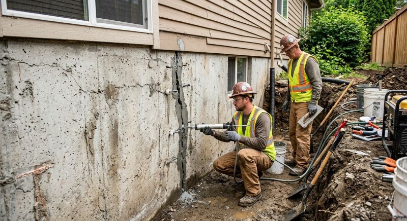 Cracked Foundation Repair in Syracuse, UT