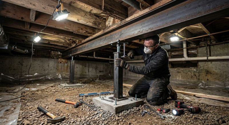 Crawlspace Structural Repair in Ogden, UT