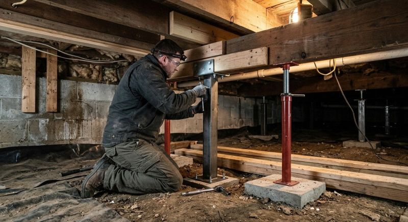 Crawlspace Structural Repair in Ogden, UT