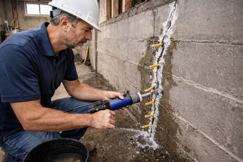 Foundation Crack Sealing in Ogden, UT