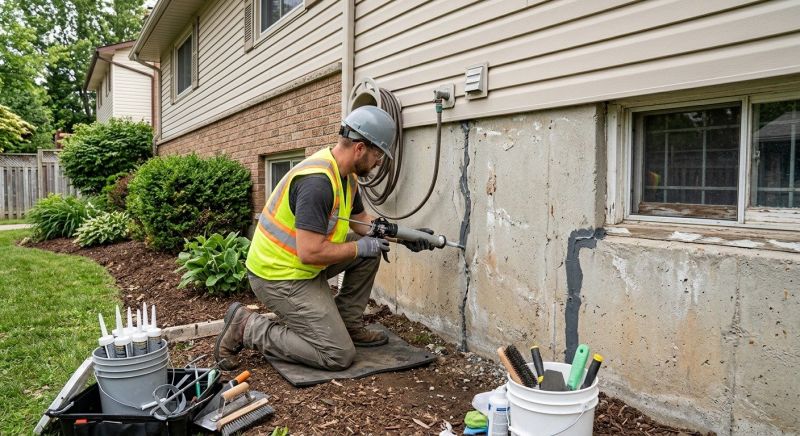 Foundation Crack Sealing in Ogden, UT