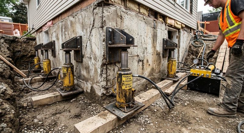 Foundation Jacking in Davis County, UT