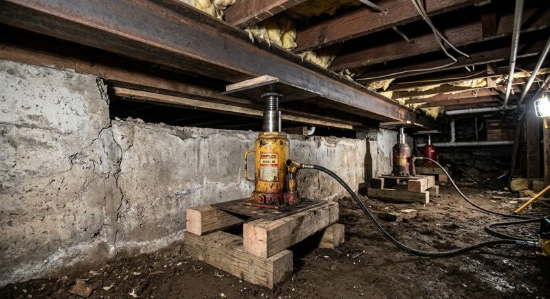 Foundation Jacking in Huntsville, UT