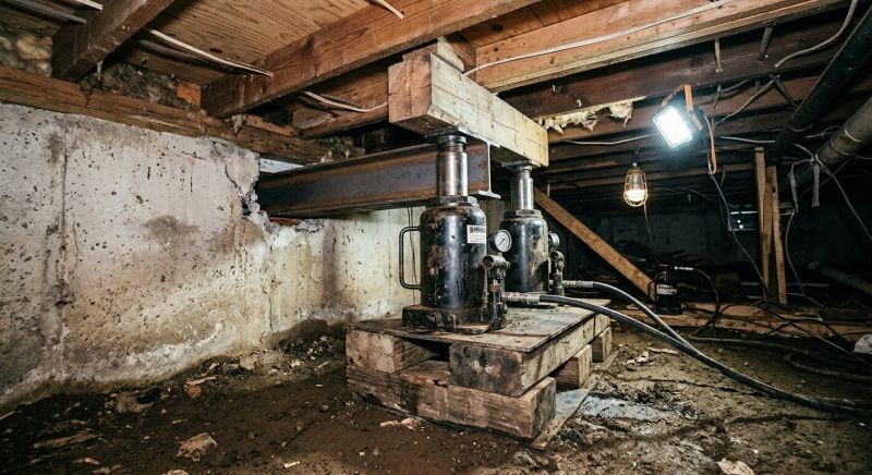 Foundation Jacking in Huntsville, UT