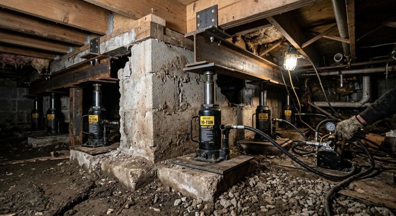 Foundation Jacking in Morgan, UT