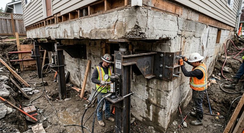 Foundation Lifting in Clearfield, UT