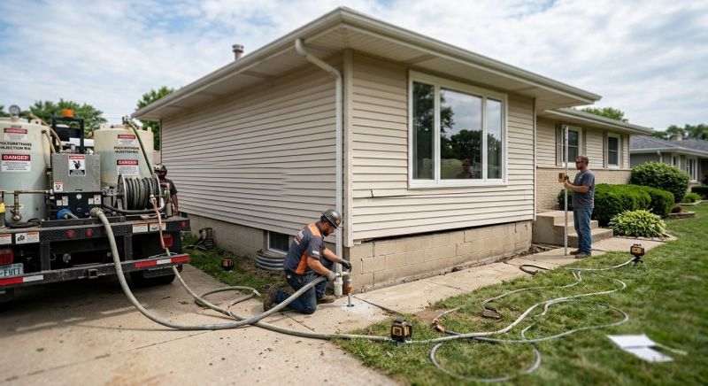 Foundation Lifting in Farmington, UT