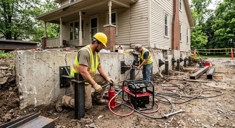 Foundation Stabilizing in Eden, UT