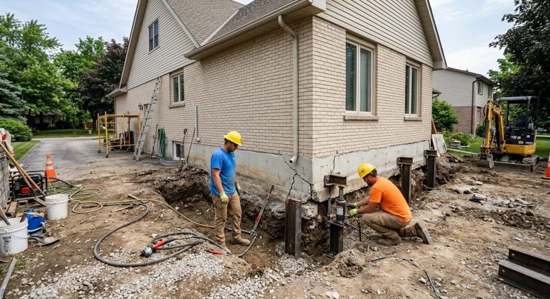 Helical Piers Installation in Ogden, UT