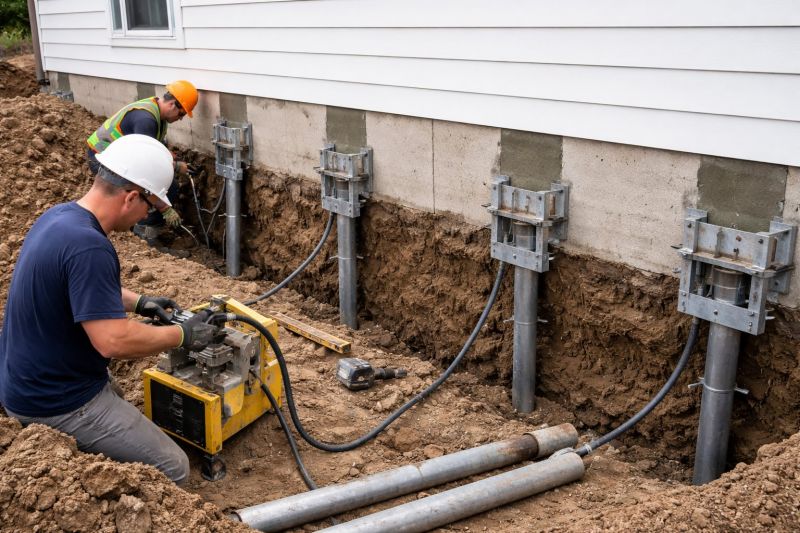Helical Piers Installation in Ogden, UT