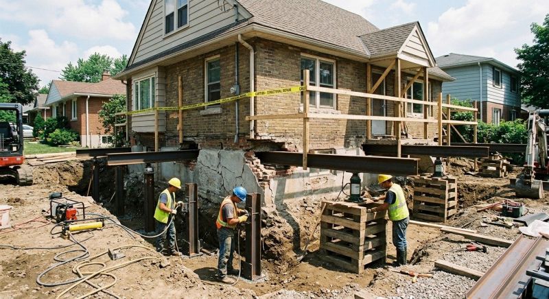 House Foundation Repair in Davis County, UT