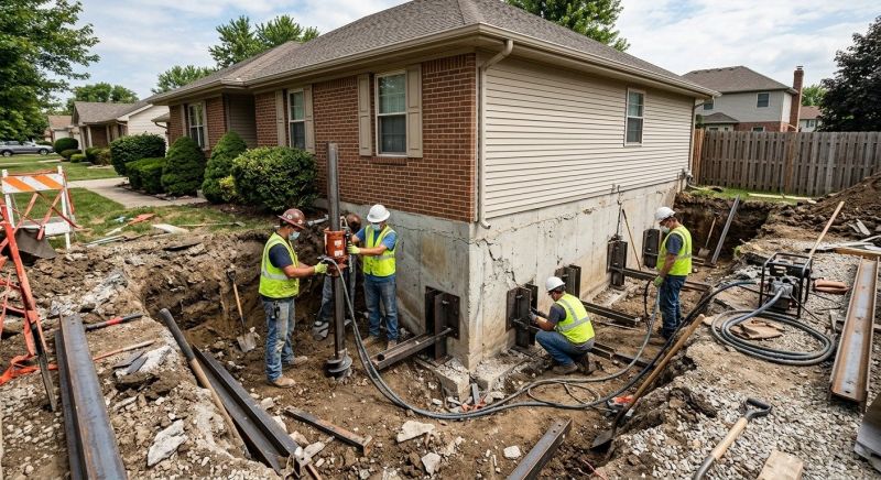 House Foundation Repair in Davis County, UT