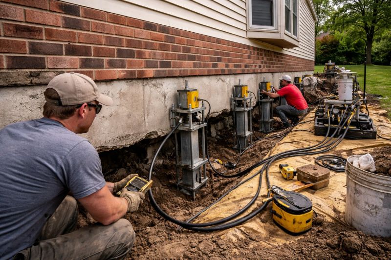 Settling Foundation Service in Layton, UT