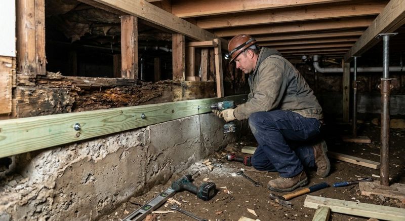 Sinking Foundation Repair in Box Elder County, UT