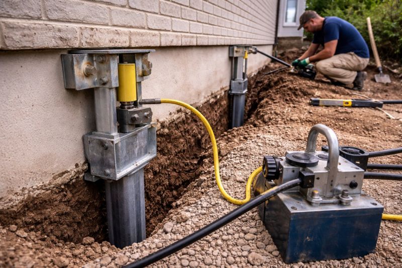 Sinking Foundation Repair in Hooper, UT