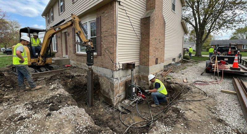 Sinking Foundation Repair in Huntsville, UT