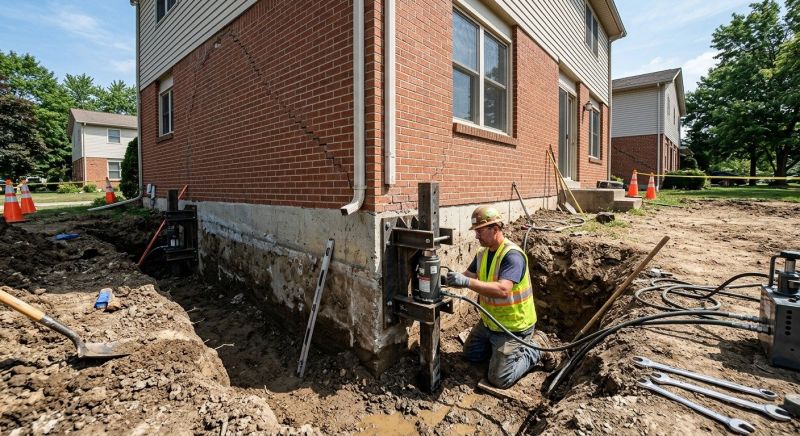 Sinking Foundation Repair in Ogden, UT
