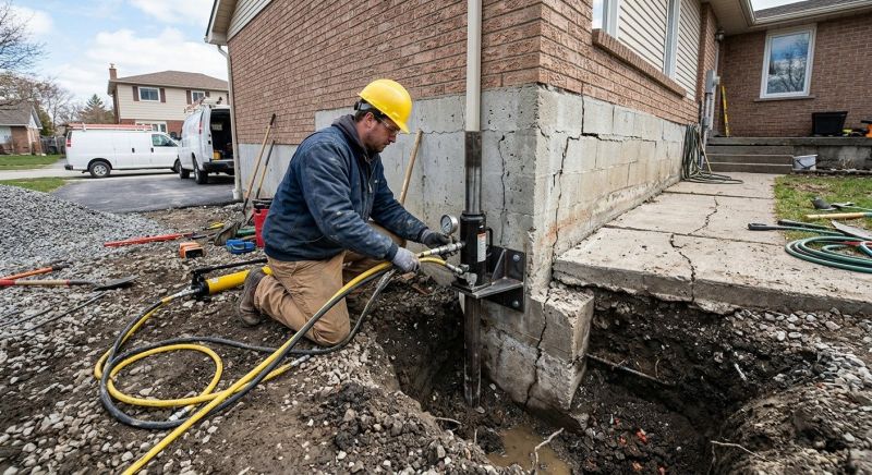 Sinking Foundation Repair in Roy, UT